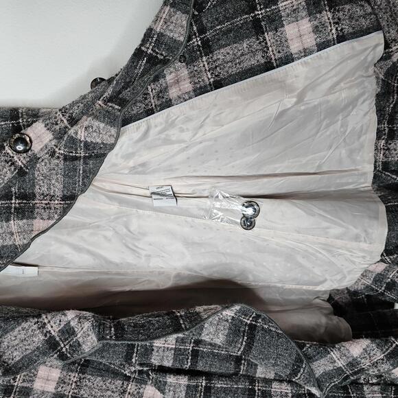 NWT Fleet Street LTD Women's Gray/Pink Coat Size XS - Picture 10 of 12